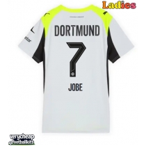 Borussia Dortmund Jobe Bellingham #7 Replica Away Shirt Ladies 2025-26 Short Sleeve